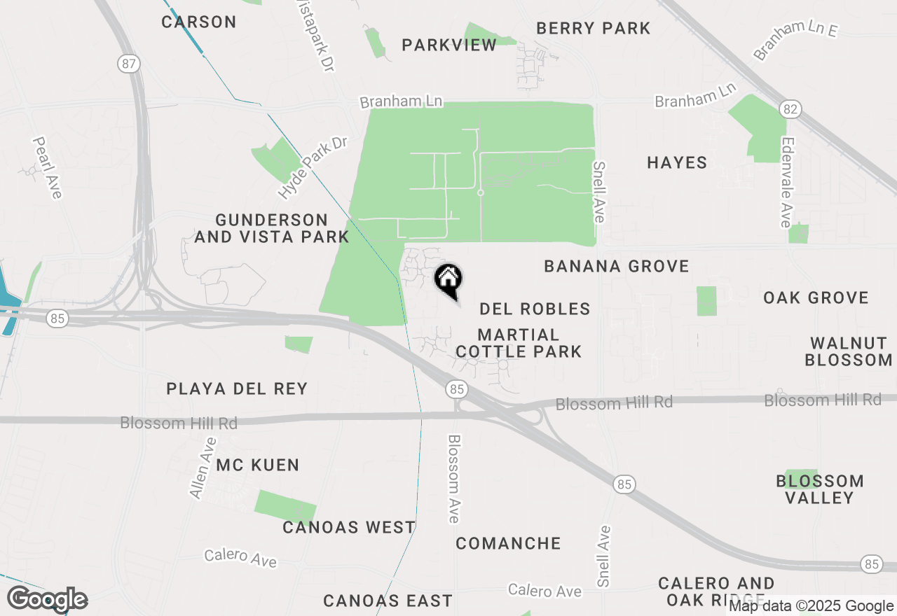 Map of 5414 Duesenberg Drive, San Jose, CA 95123