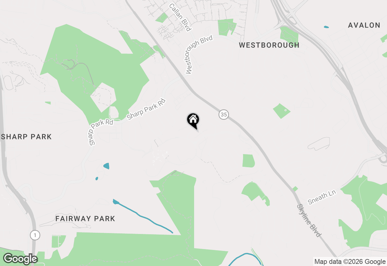 Map of 3513 Bering Drive, San Bruno, CA 94066