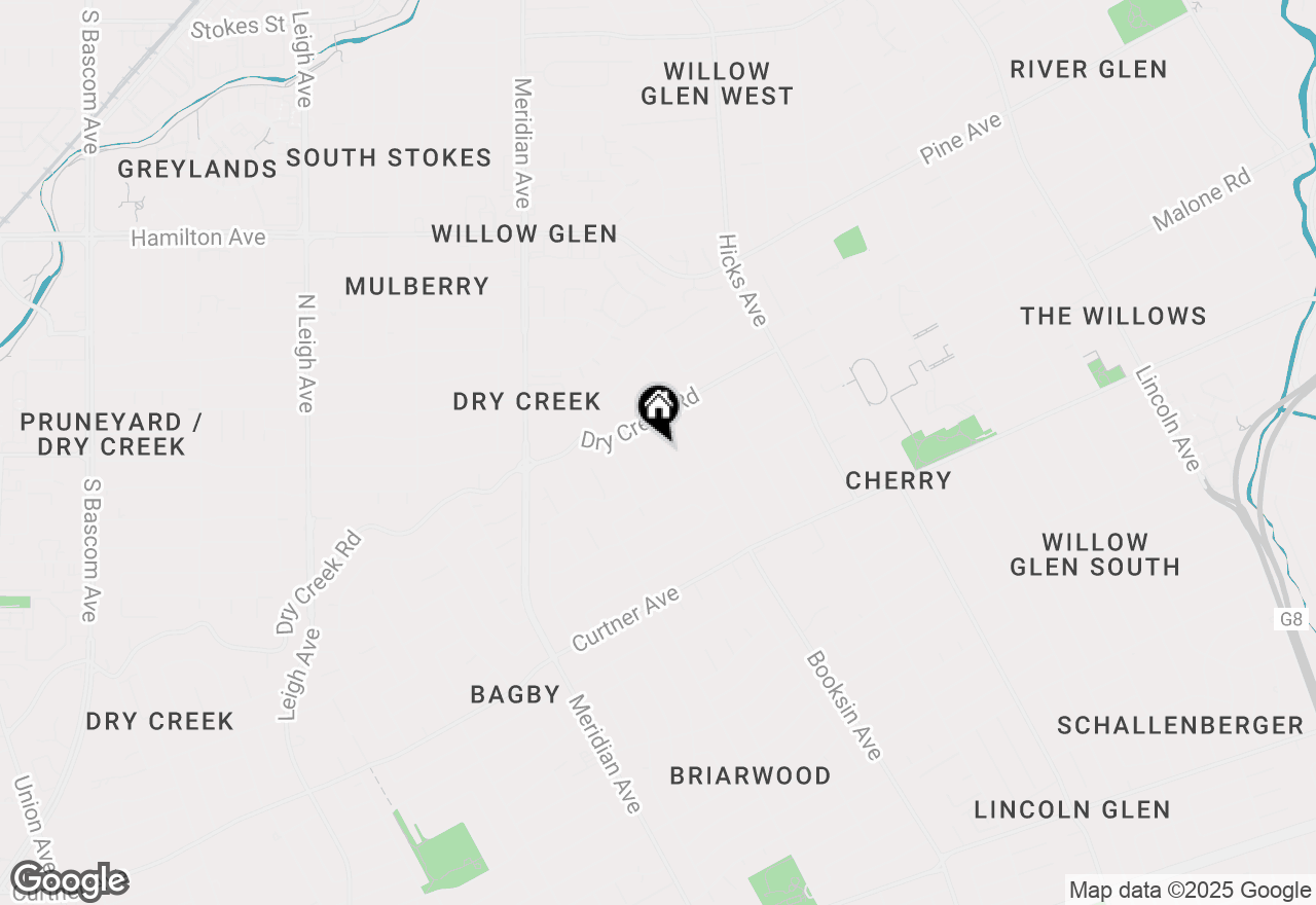 Map of 1957 James Place, San Jose, CA 95125