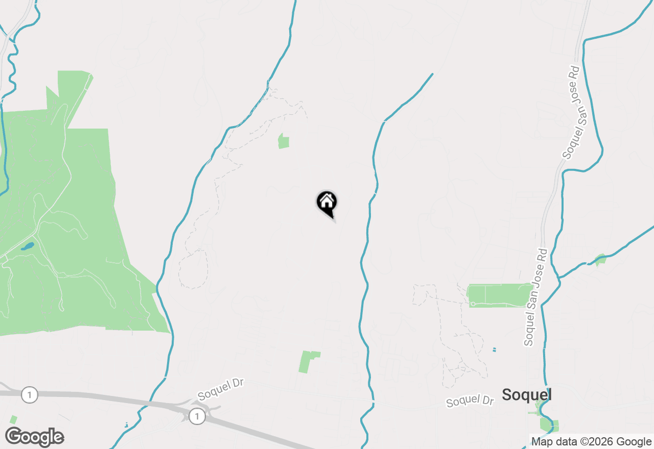 Map of 4920 Thurber Lane, Santa Cruz, CA 95065