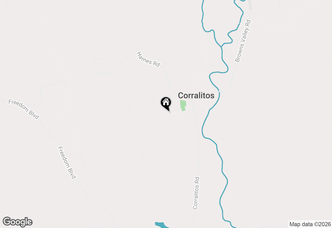 Map of 70 Aldridge Lane, Corralitos, CA 95076
