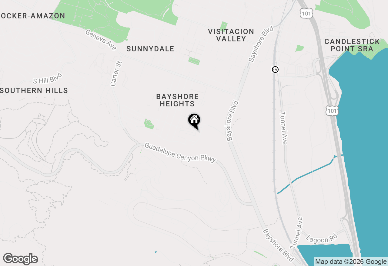 Map of 130 Harvest Street, Daly City, CA 94014