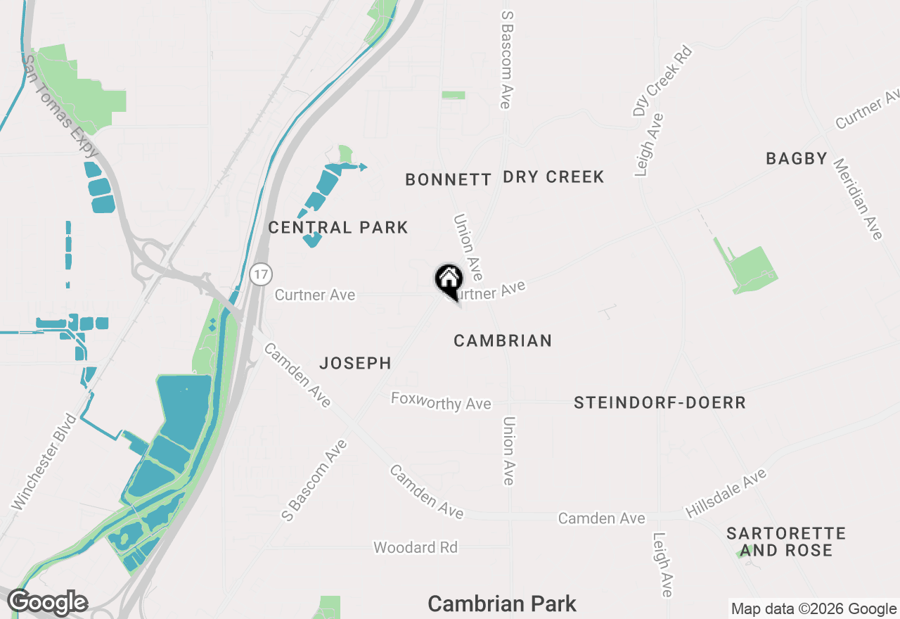 Map of 2775 Lantz Avenue, San Jose, CA 95124