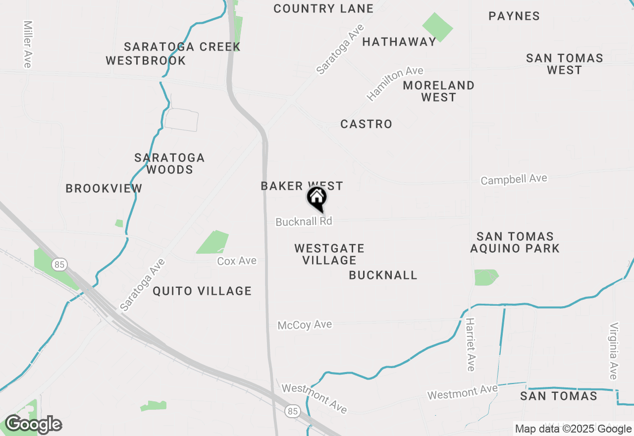 Map of 2090 Elmgrove Lane, San Jose, CA 95130