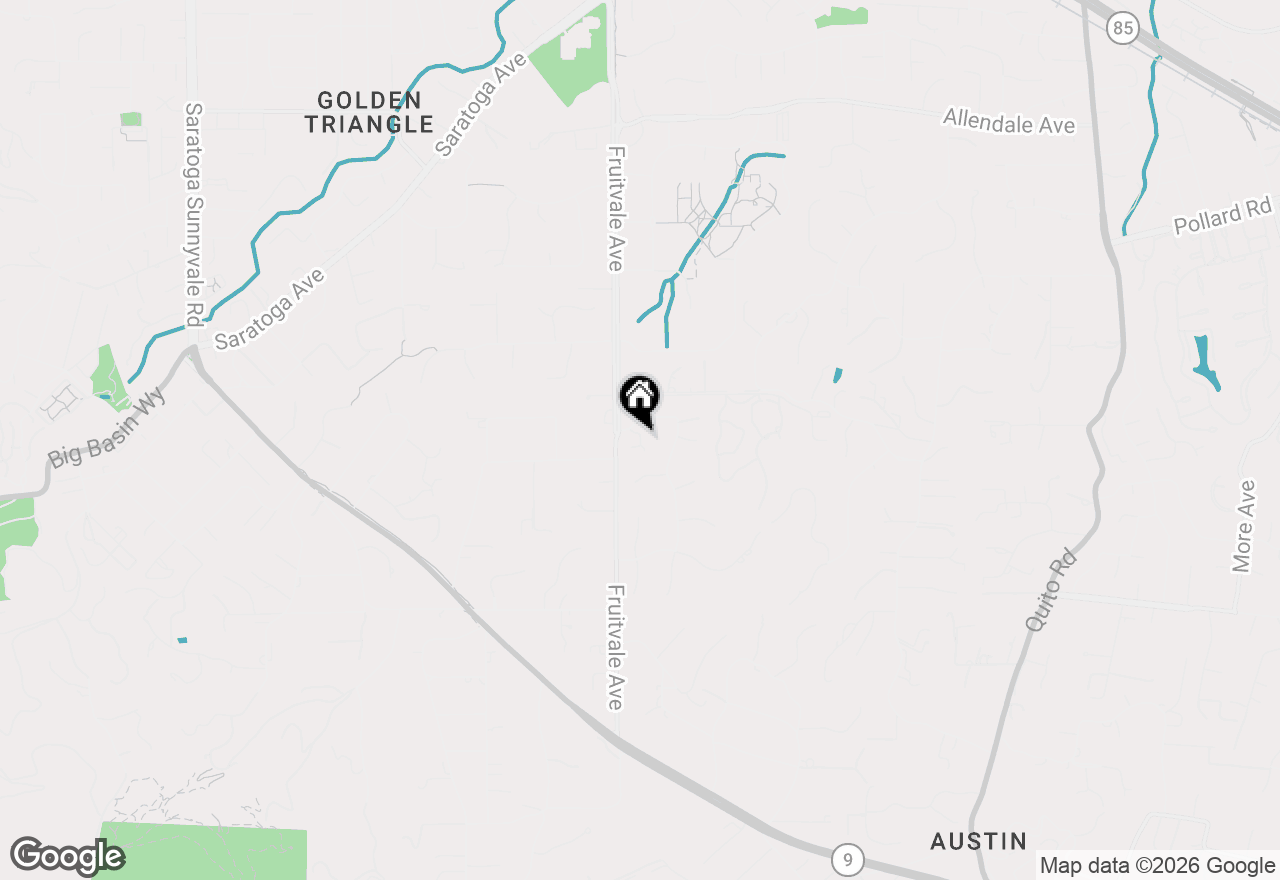 Map of 19518 Burgundy Way, Saratoga, CA 95070