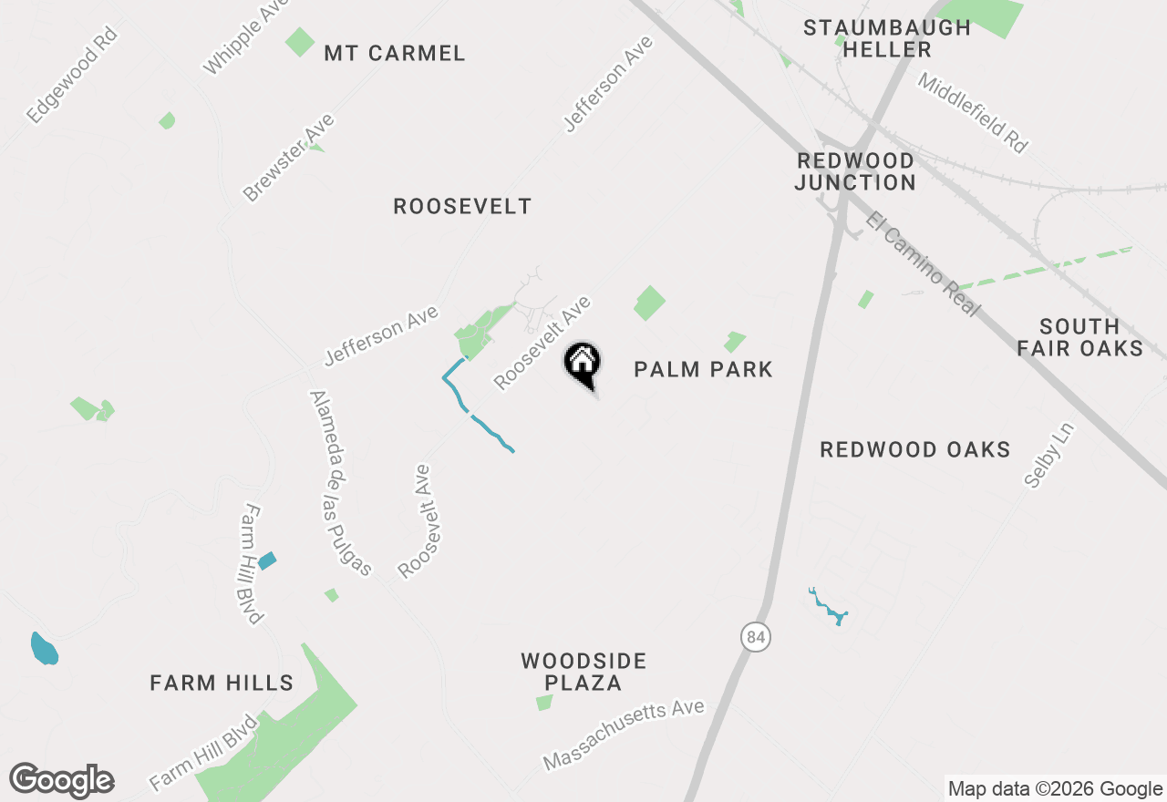Map of 1218 Sanchez Way, Redwood City, CA 94061
