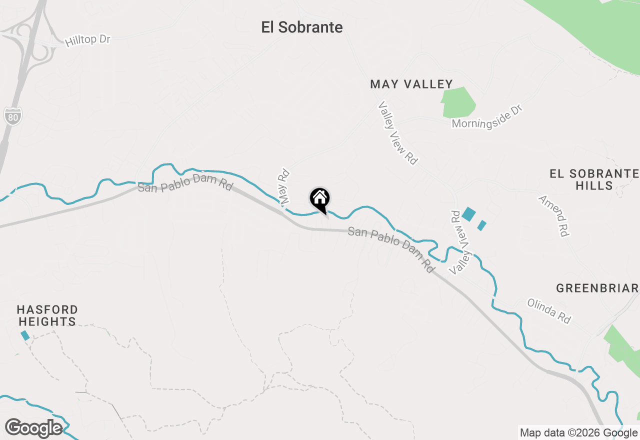 Map of 121 Creekside Court, El Sobrante, CA 94803