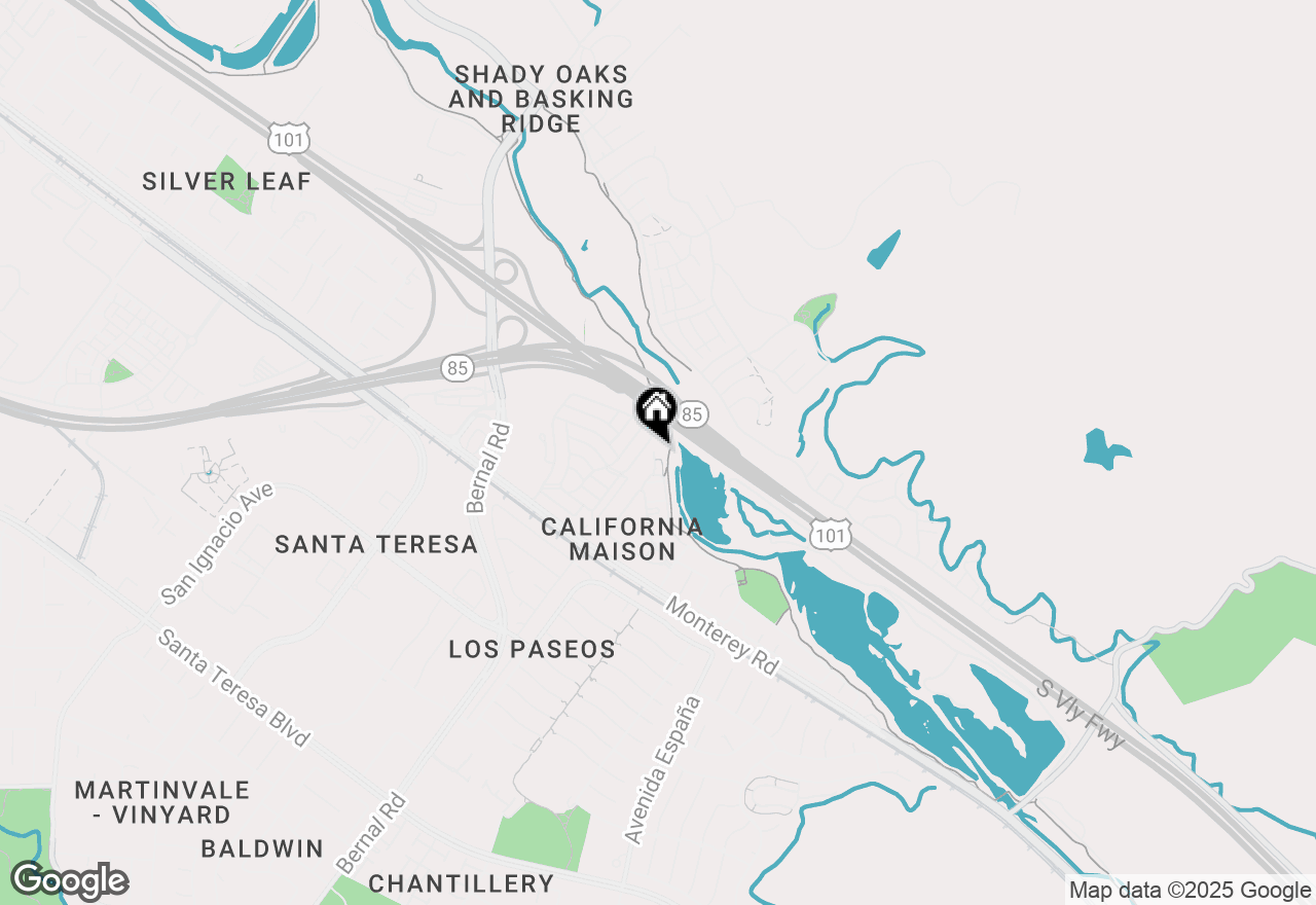 Map of 6901 Rodling Drive #D, San Jose, CA 95138