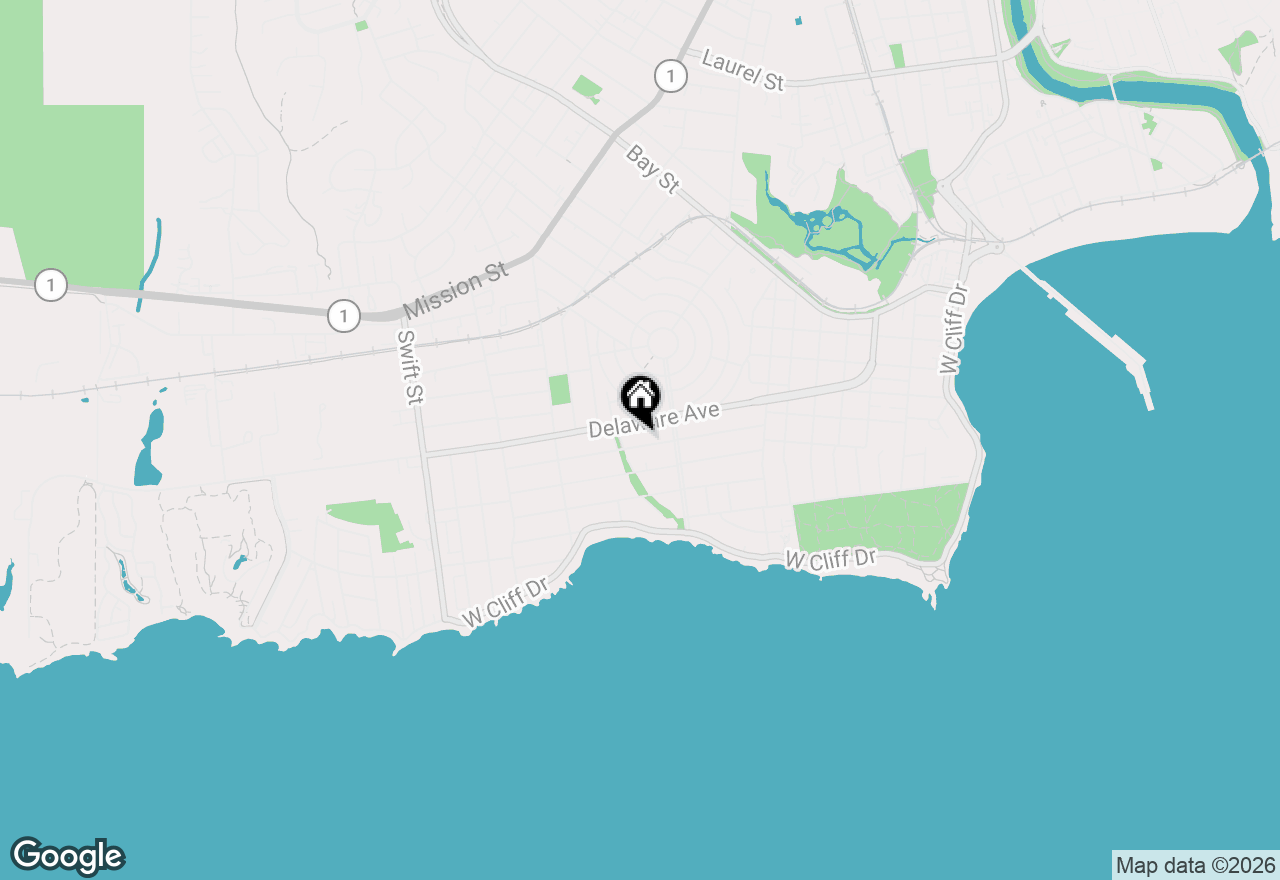 Map of 234 Plateau Avenue, Santa Cruz, CA 95060