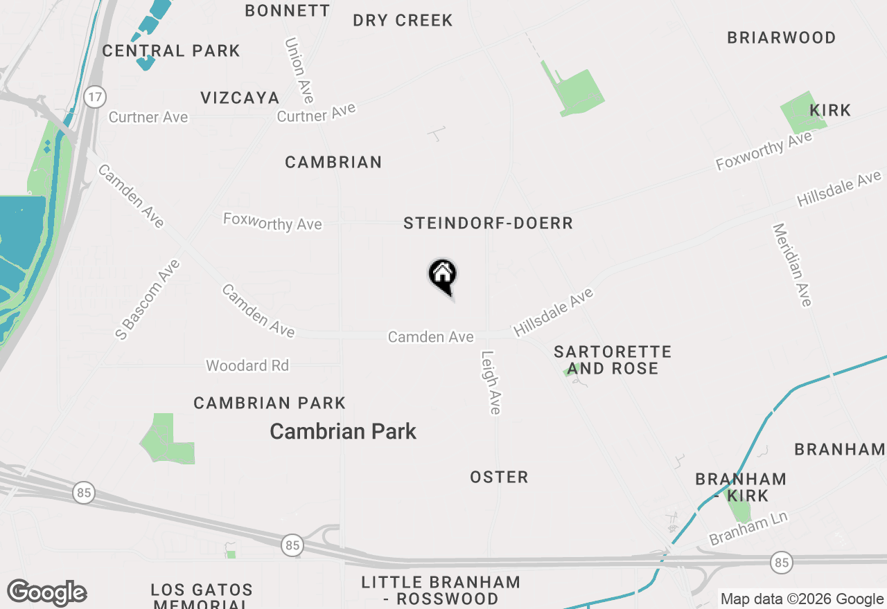 Map of 3440 New Jersey Avenue, San Jose, CA 95124