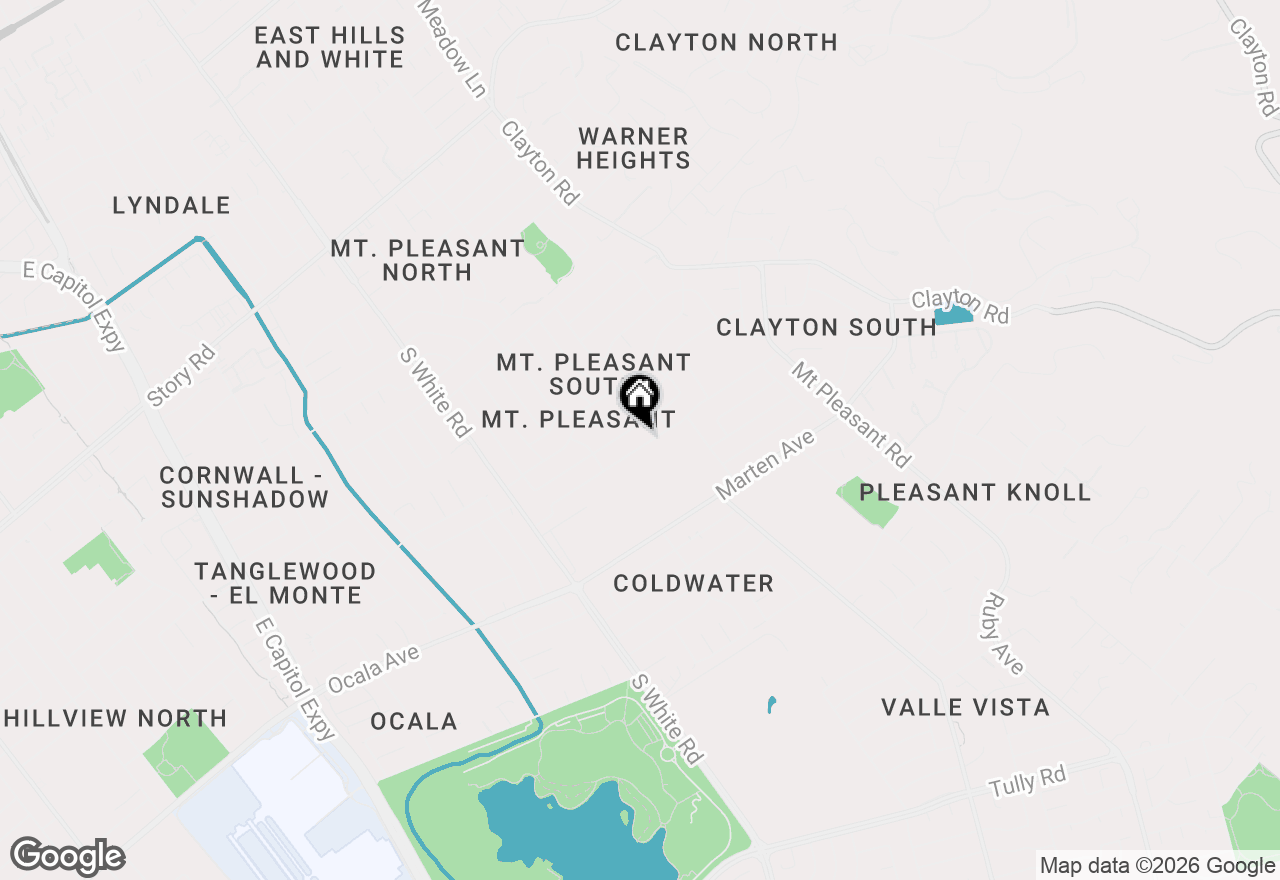 Map of 3277 Rocky Mountain Drive, San Jose, CA 95127