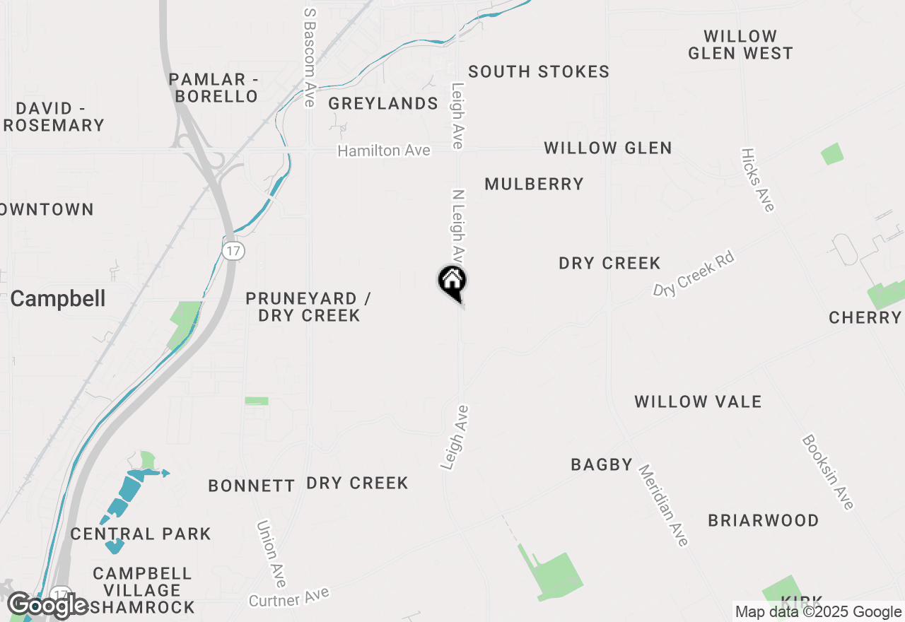 Map of 1500 E Campbell Avenue, Campbell, CA 95008