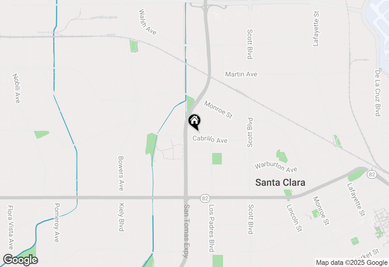 Map of 2028 Staats Way, Santa Clara, CA 95050