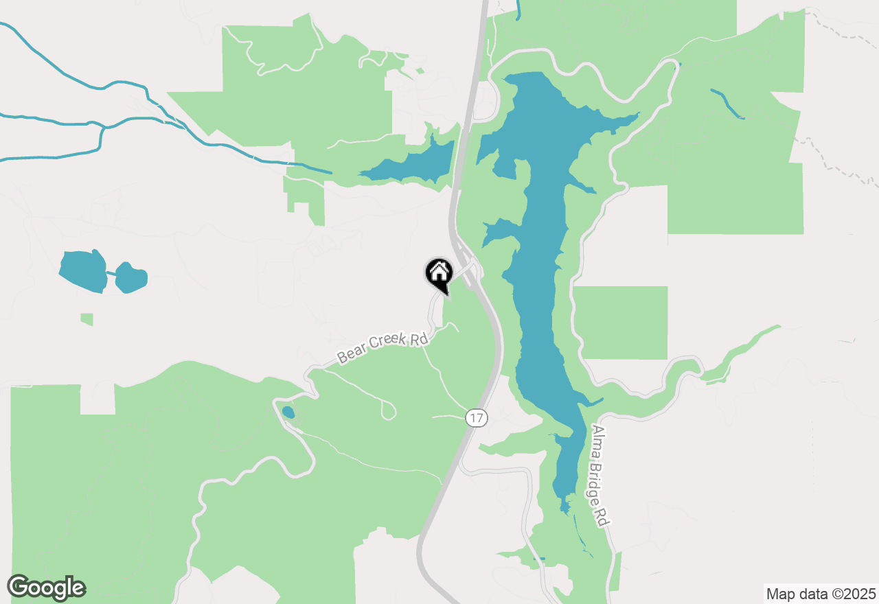 Map of 18702 Bear Creek Road, Los Gatos, CA 95033