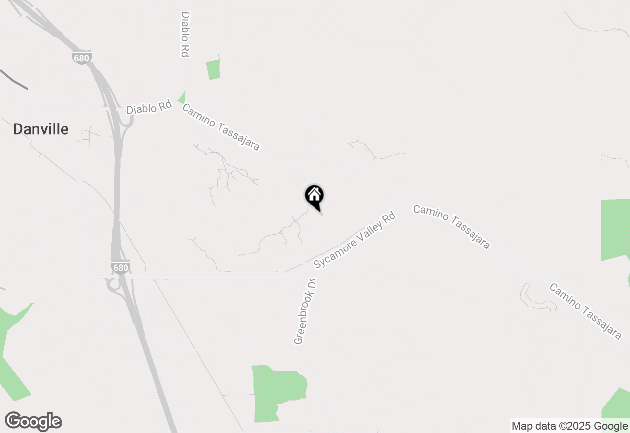 Map of 587 Old Orchard Dr, Danville, CA 94526