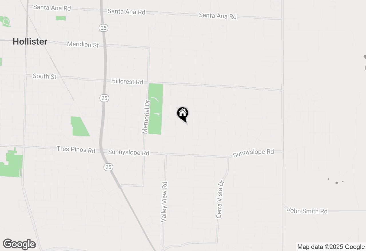 Map of 1150 Bonnie View Road, Hollister, CA 95023