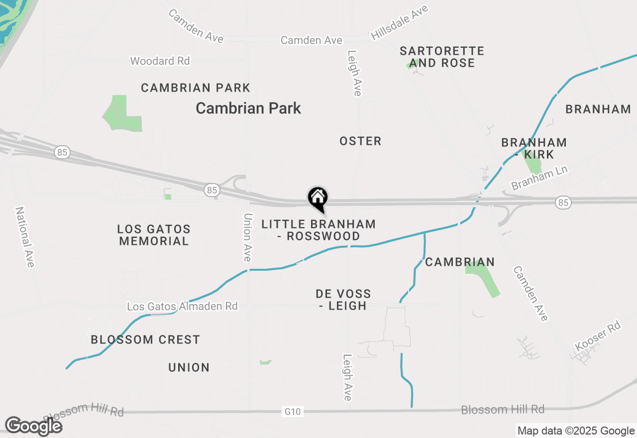 Map of 4867 Anna Drive, San Jose, CA 95124
