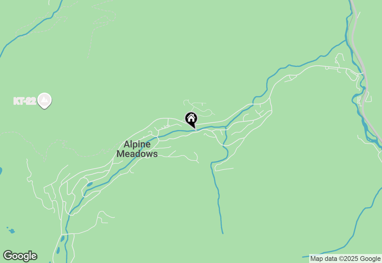 Map of 1456 Mineral Spring Trail, Alpine Meadows, CA 96146