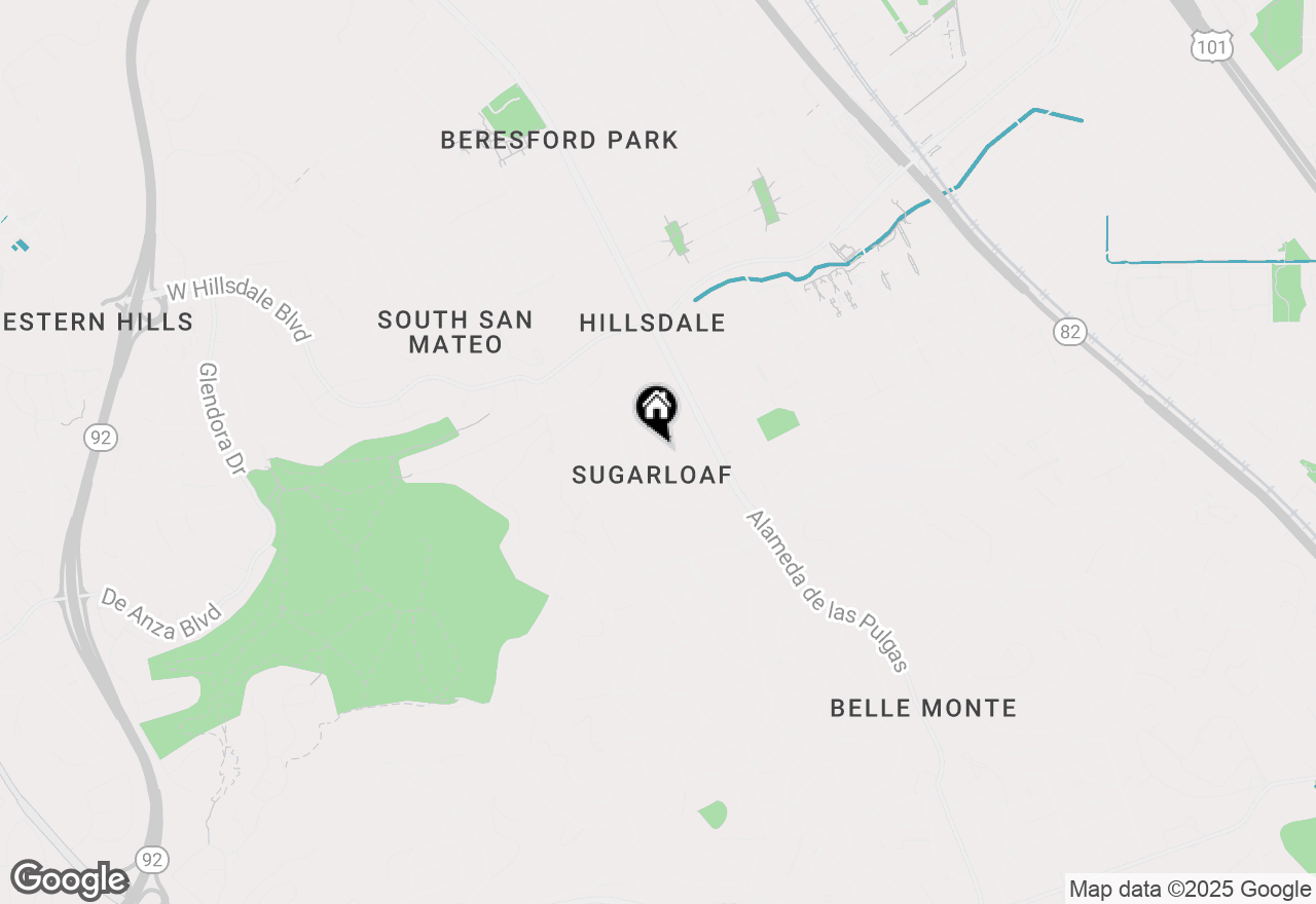 Map of 3806 Kenwood Avenue, San Mateo, CA 94403