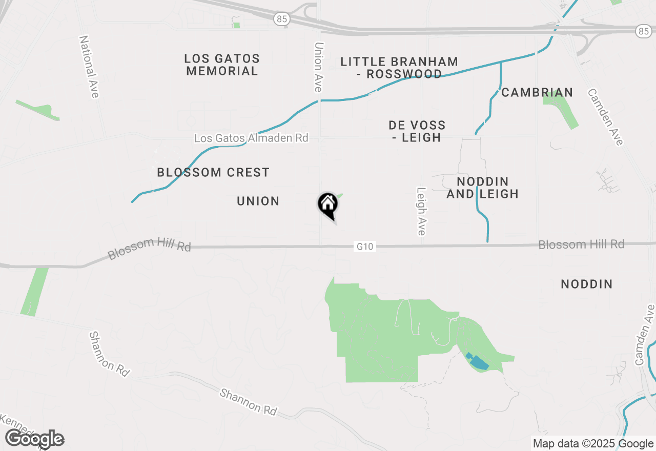 Map of 15910 Union Avenue, Los Gatos, CA 95032