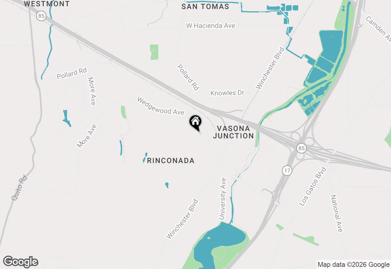 Map of 14608 Golf Links Drive, Los Gatos, CA 95032