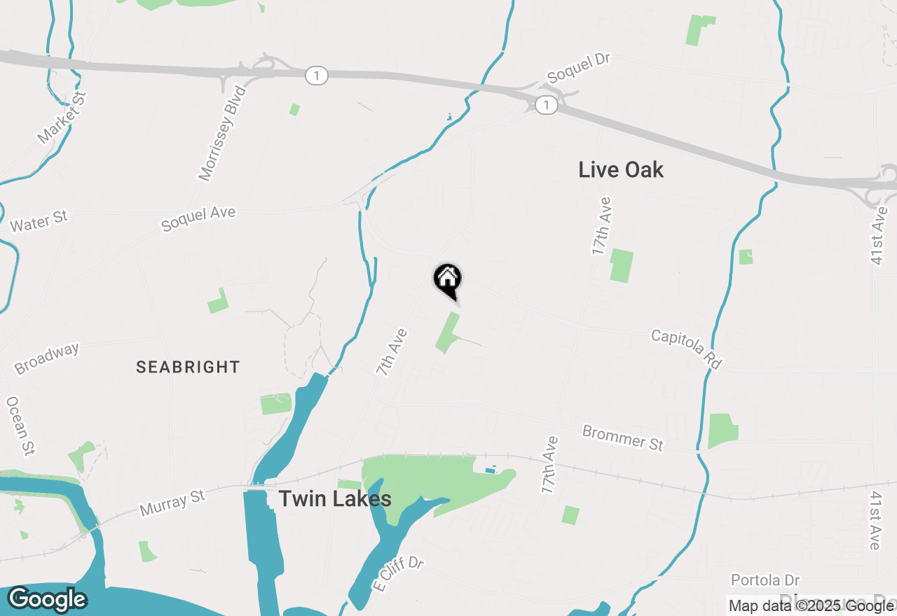 Map of 161 Harbor Oaks Circle, Santa Cruz, CA 95062