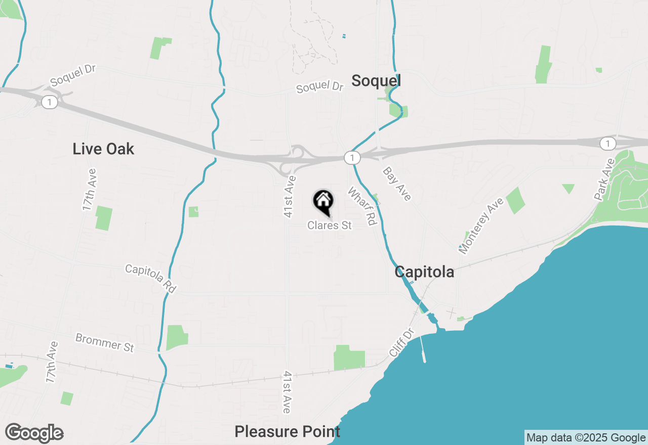 Map of 4214 Gull Cove Way, Capitola, CA 95010