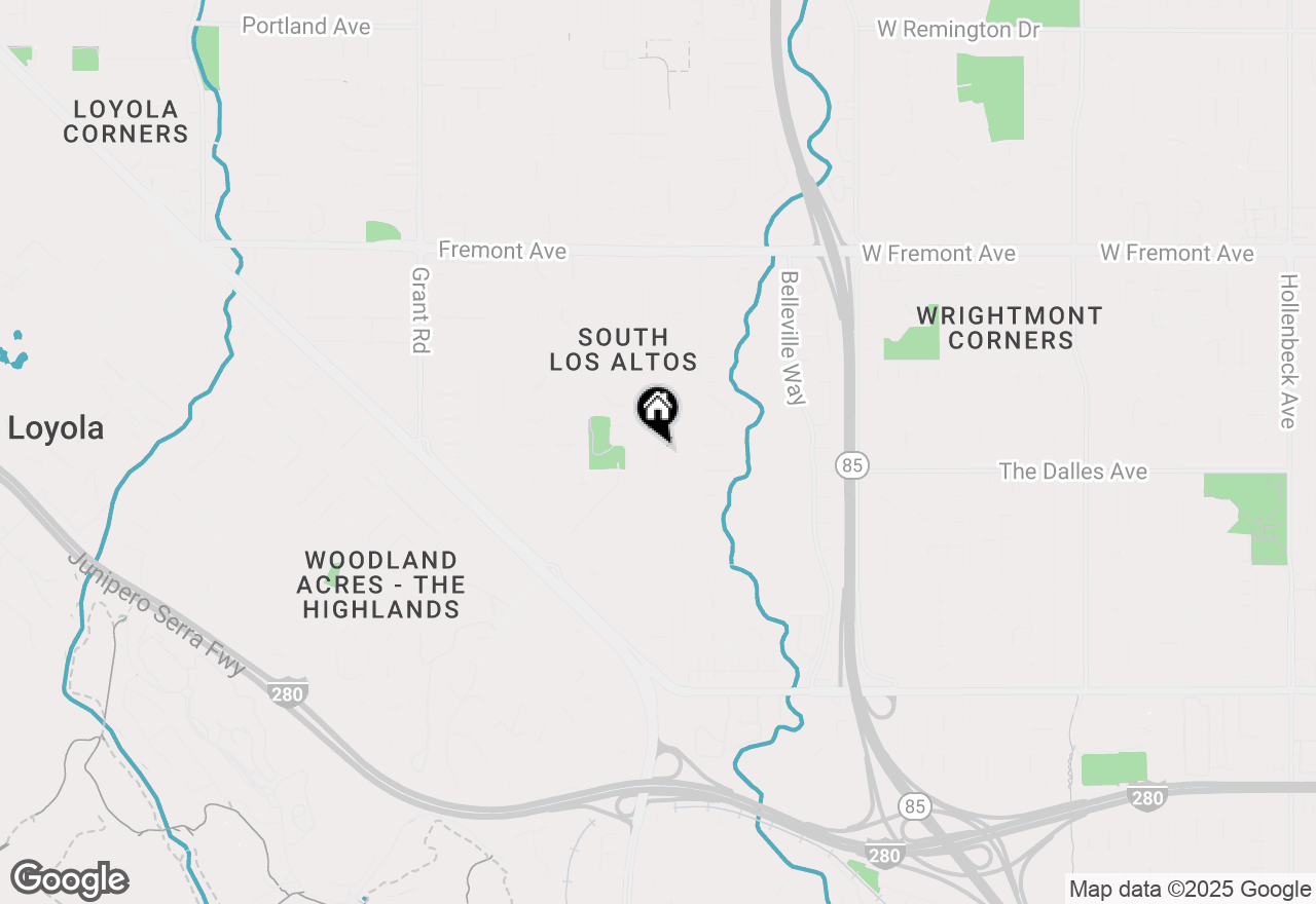 Map of 1881 Alford Avenue, Los Altos, CA 94024