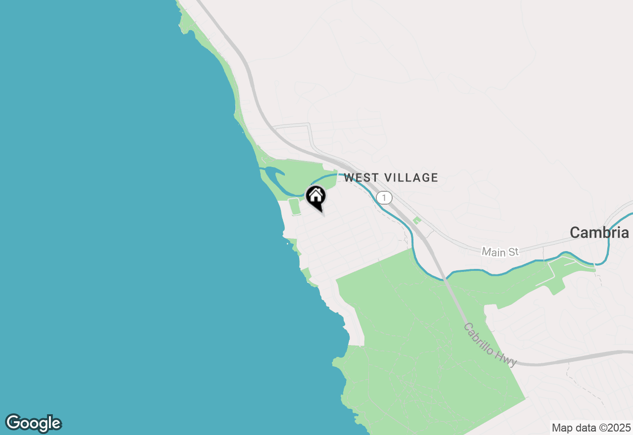 Map of 365 Bristol Street, Cambria, CA 93428