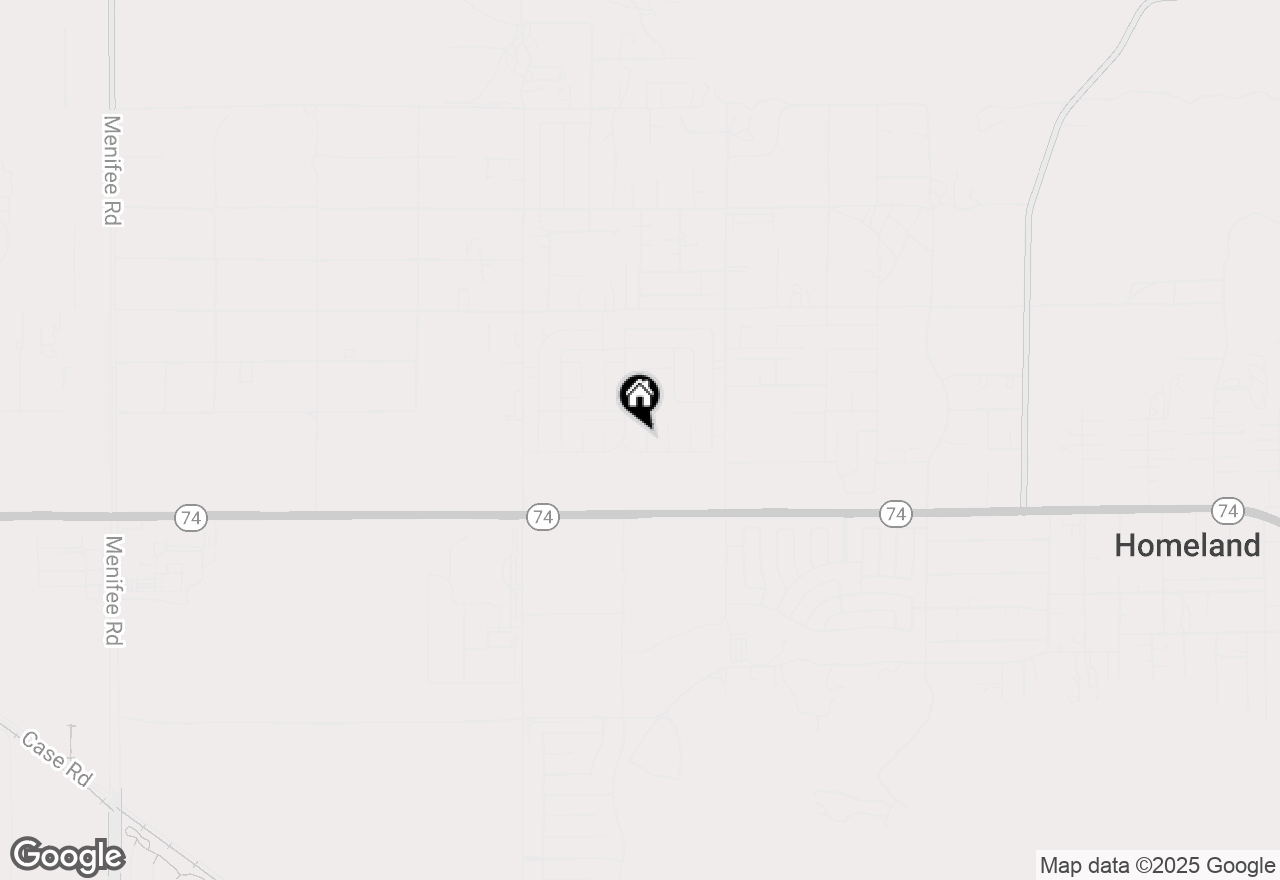 Map of 25909 Misty Grove Drive, Homeland, CA 92548