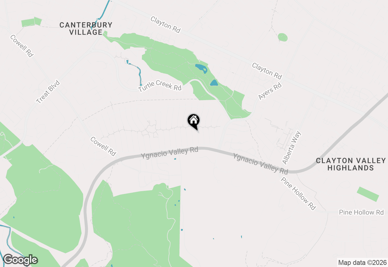 Map of 4485 Clear Creek Ct, Concord, CA 94521