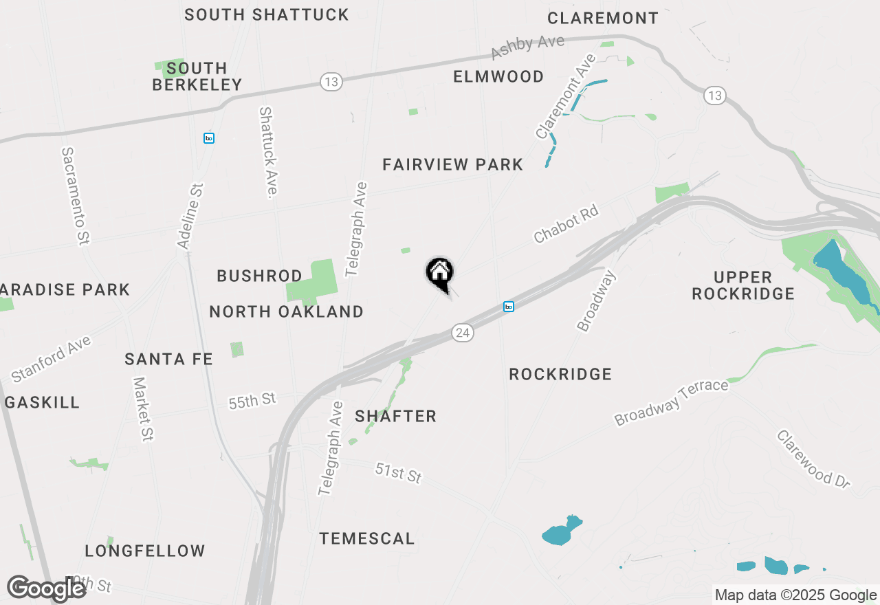 Map of 5726 Claremont Ave, Oakland, CA 94618