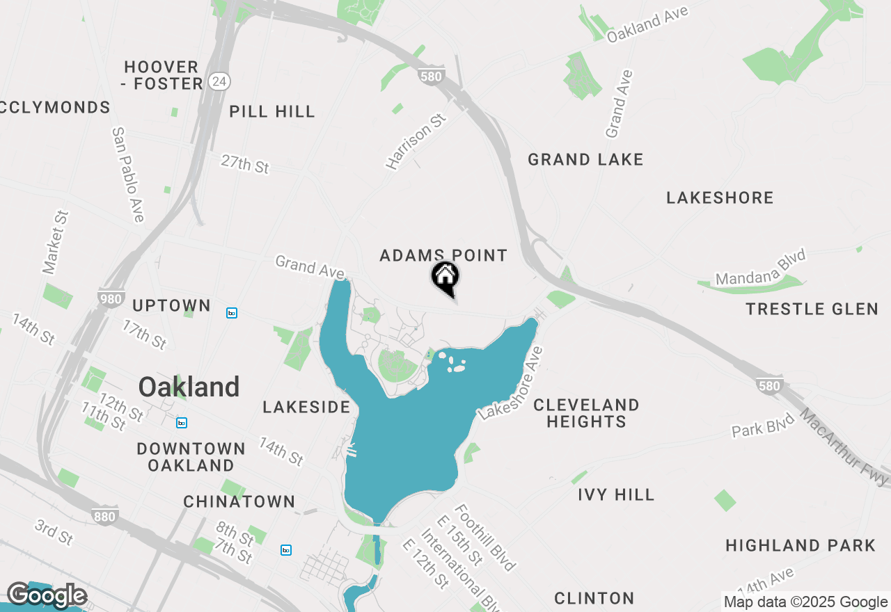 Map of 362 Grand Avenue, Oakland, CA 94610