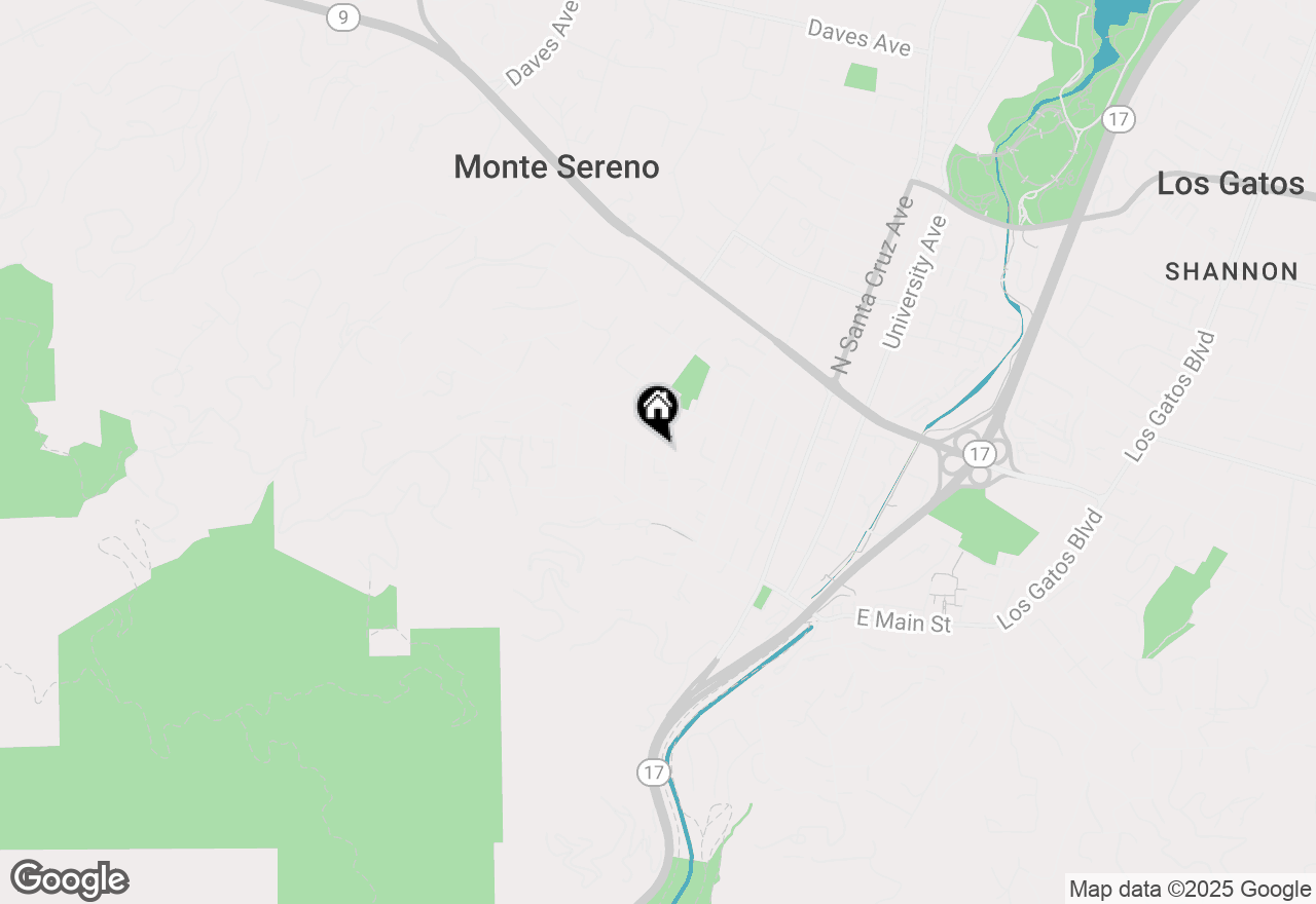 Map of 101 Glen Ridge Avenue, Los Gatos, CA 95030