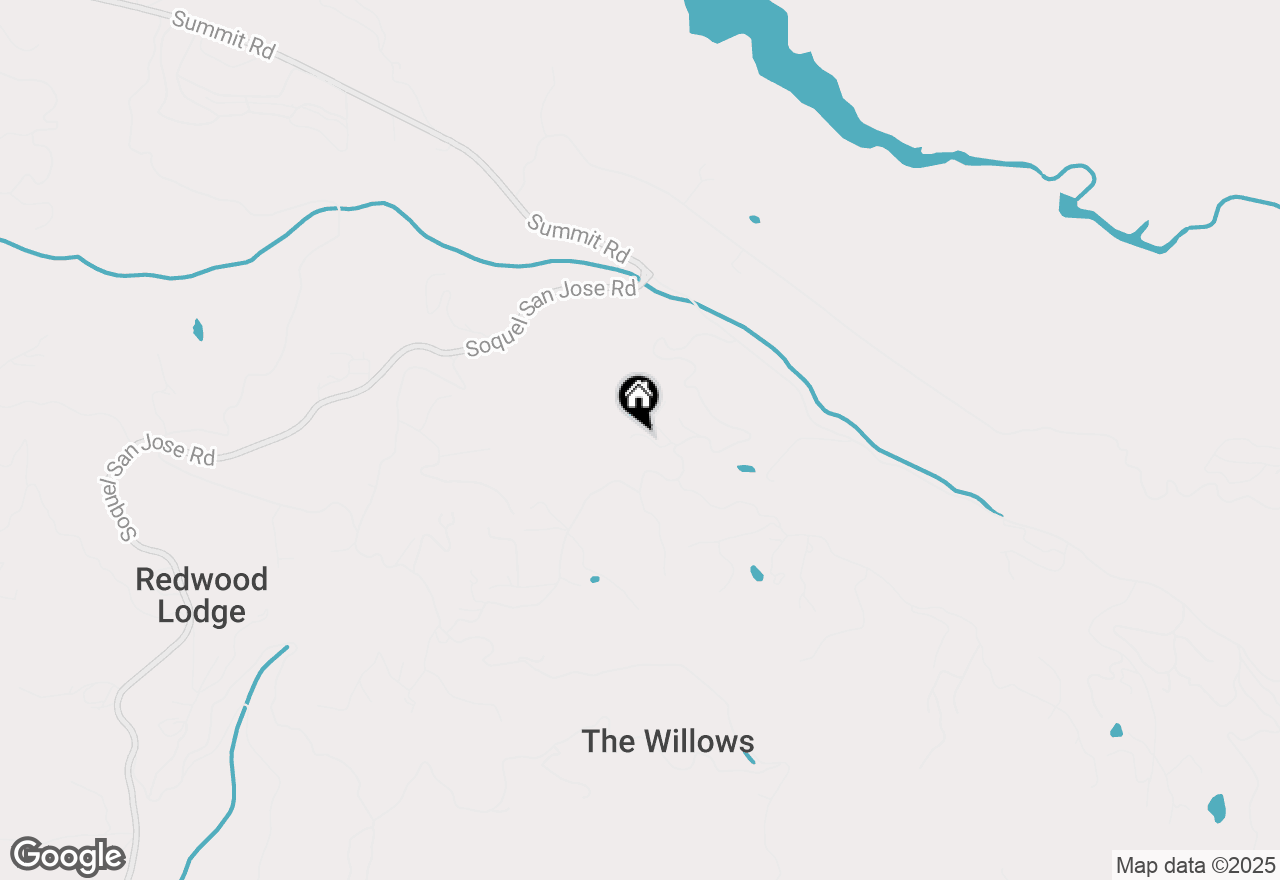 Map of 24595 Skyland Road, Los Gatos, CA 95033