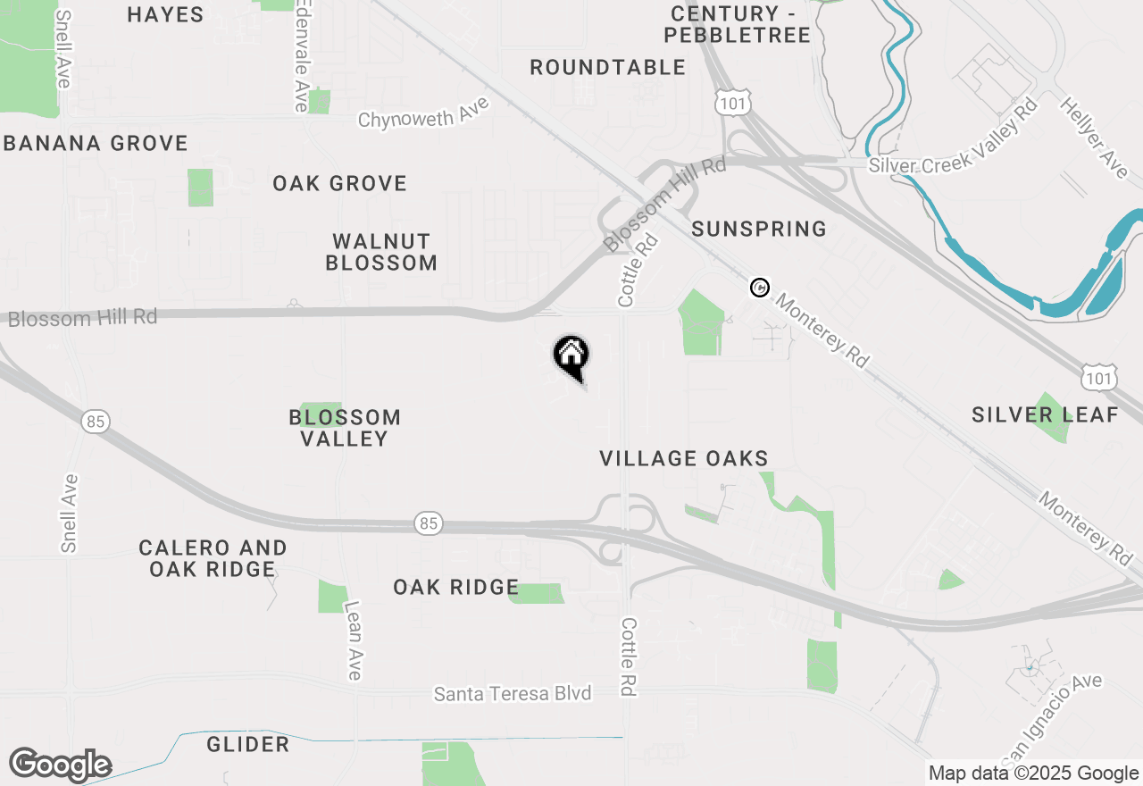 Map of 5694 Makati Circle #H, San Jose, CA 95123