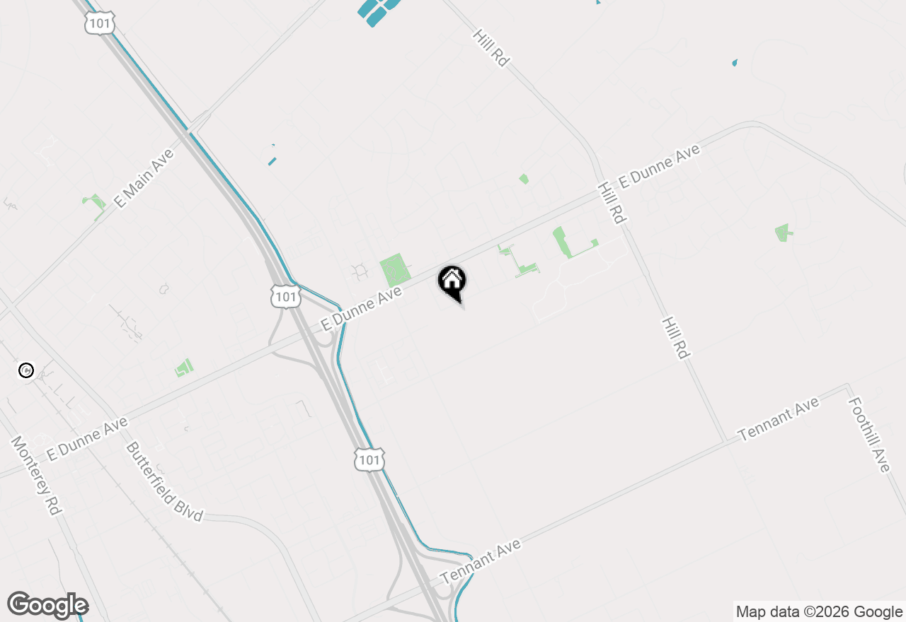 Map of 1480 Seville Drive, Morgan Hill, CA 95037