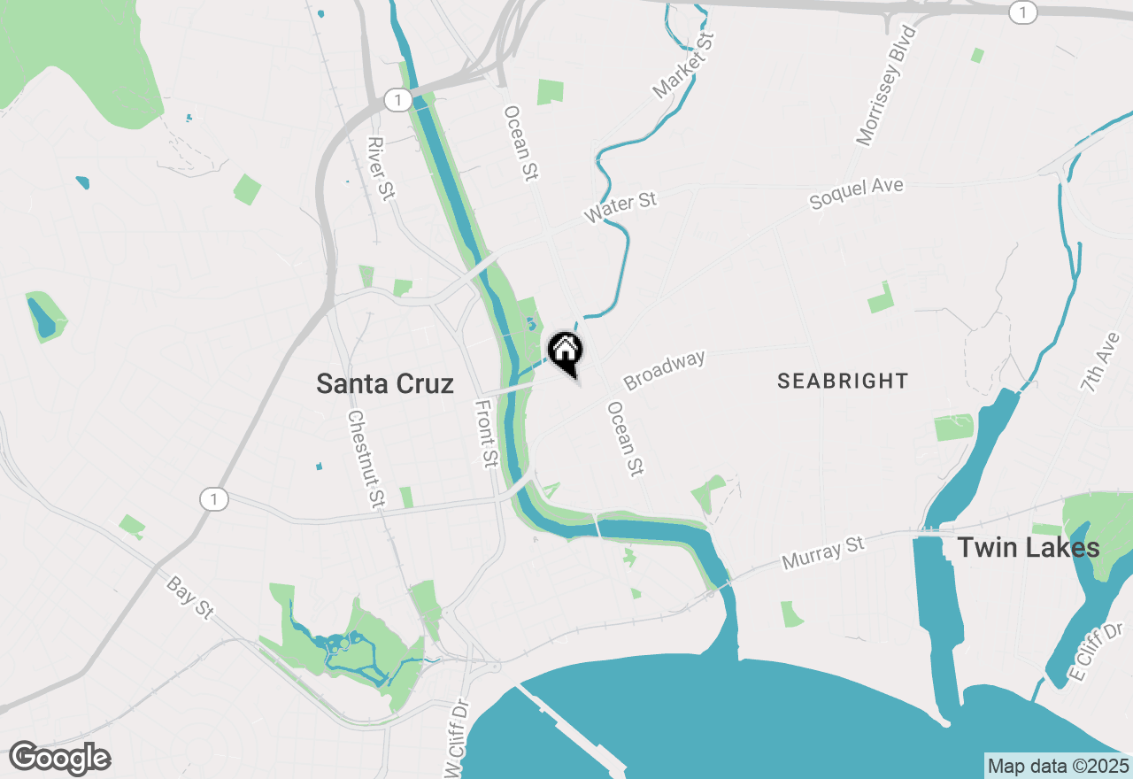 Map of 318 Soquel Avenue #D3, Santa Cruz, CA 95062