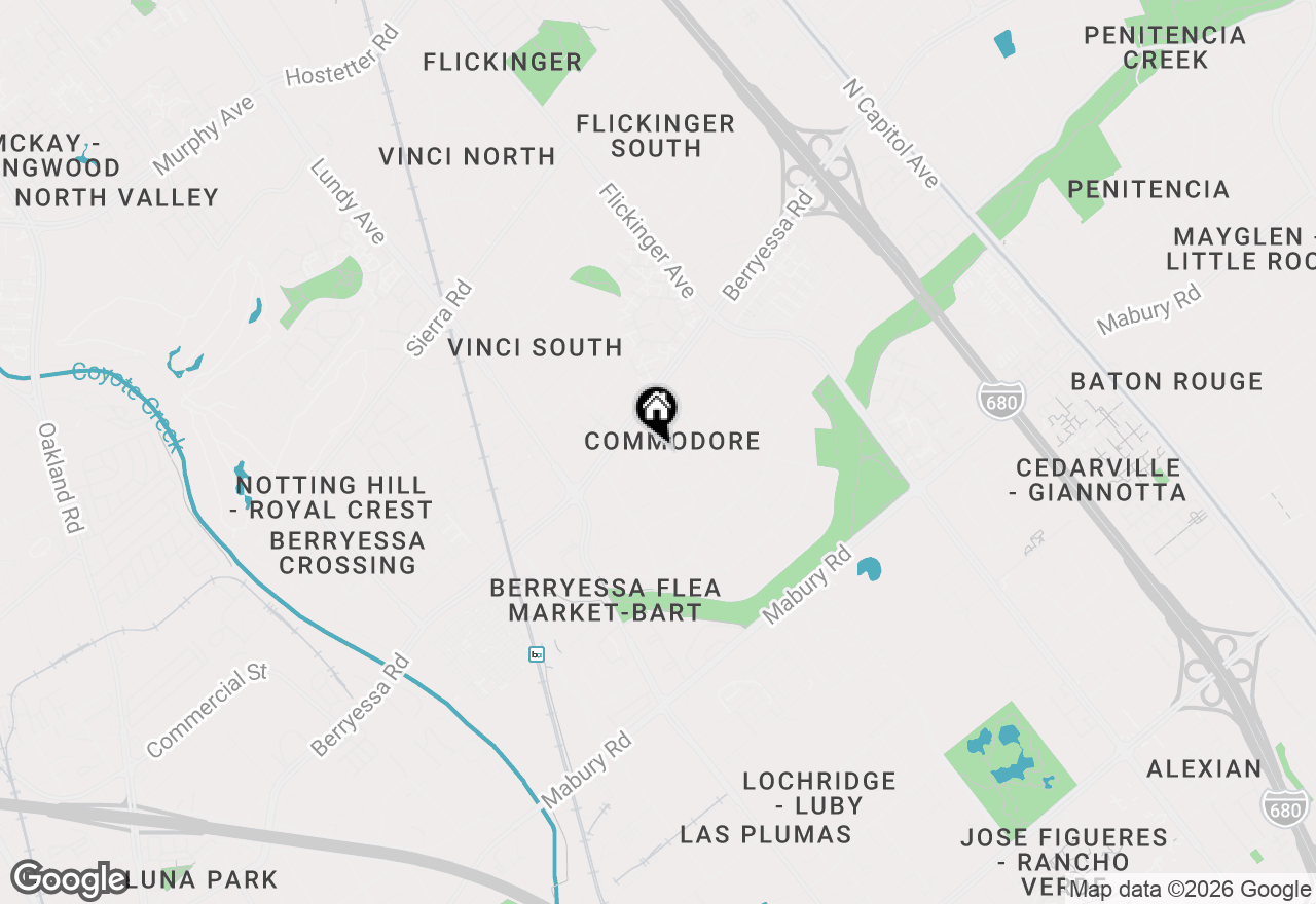 Map of 1781 Penwood Street, San Jose, CA 95133
