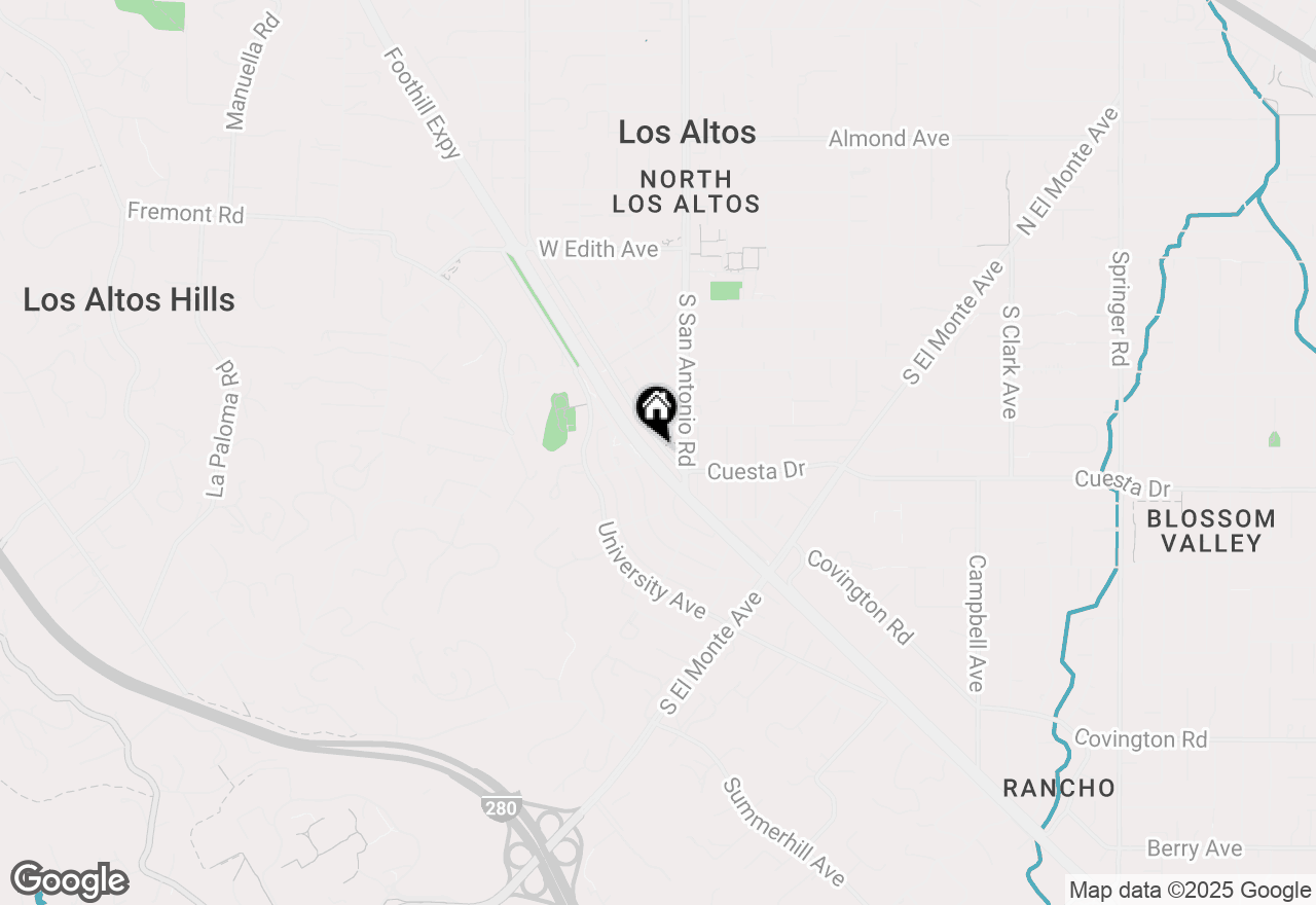 Map of 450 1st Street #303, Los Altos, CA 94022