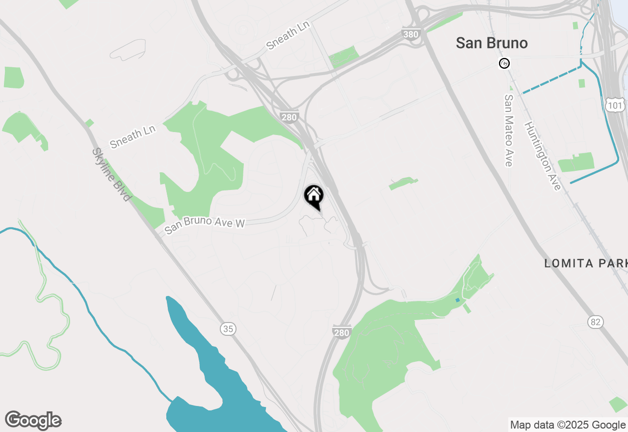 Map of 1116 Shelter Creek Lane, San Bruno, CA 94066