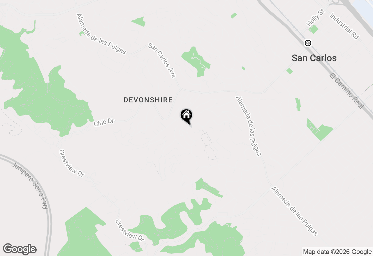 Map of 182 Coronado Avenue, San Carlos, CA 94070