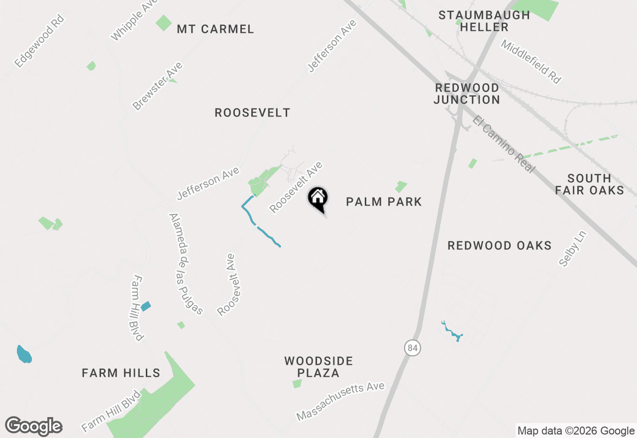 Map of 1218 Sanchez Way, Redwood City, CA 94061