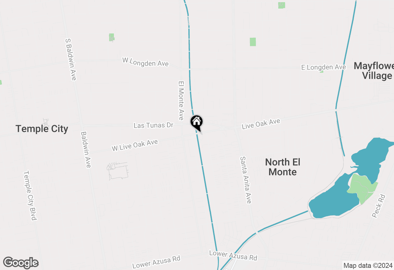 Map of 140 W Live Oak Avenue, Arcadia, CA 91007