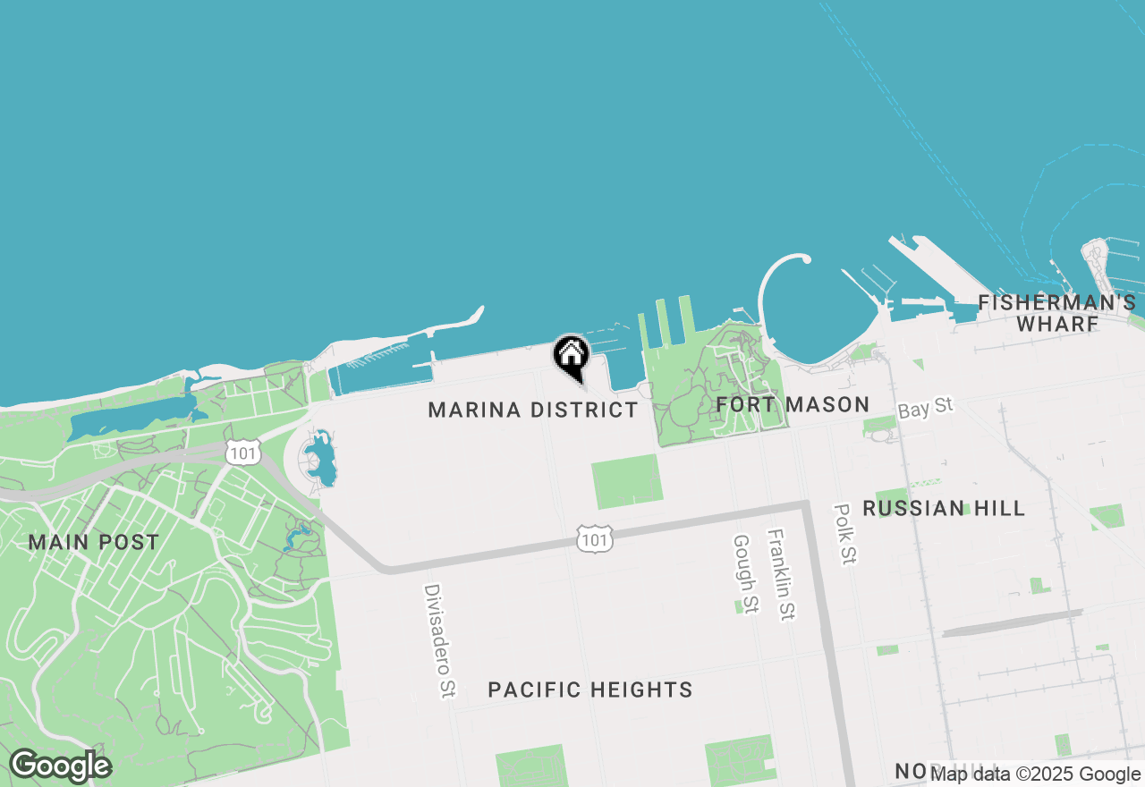 Map of 3757 Webster Street #201, San Francisco, CA 94123