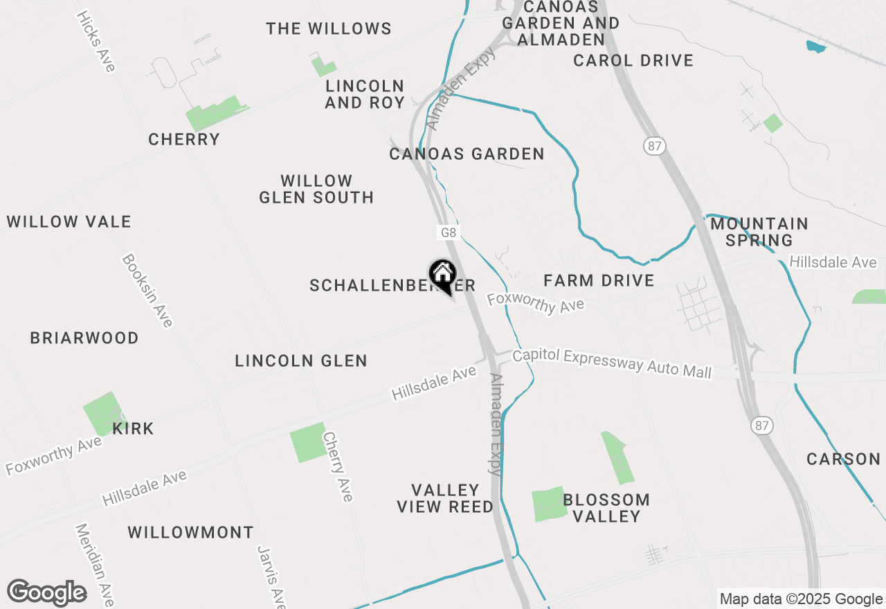 Map of 2976 Castle Drive, San Jose, CA 95125