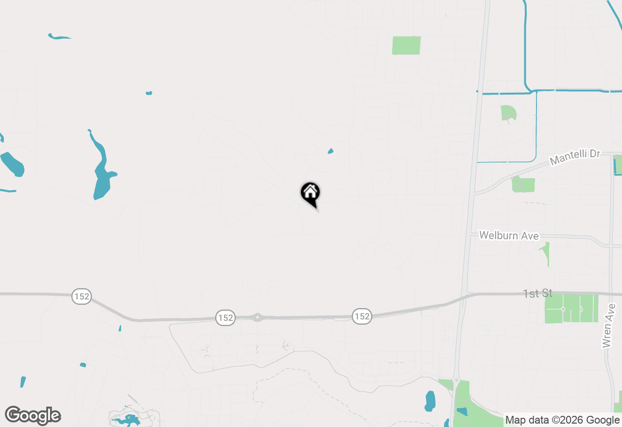 Map of 2045 Rockrose Court, Gilroy, CA 95020