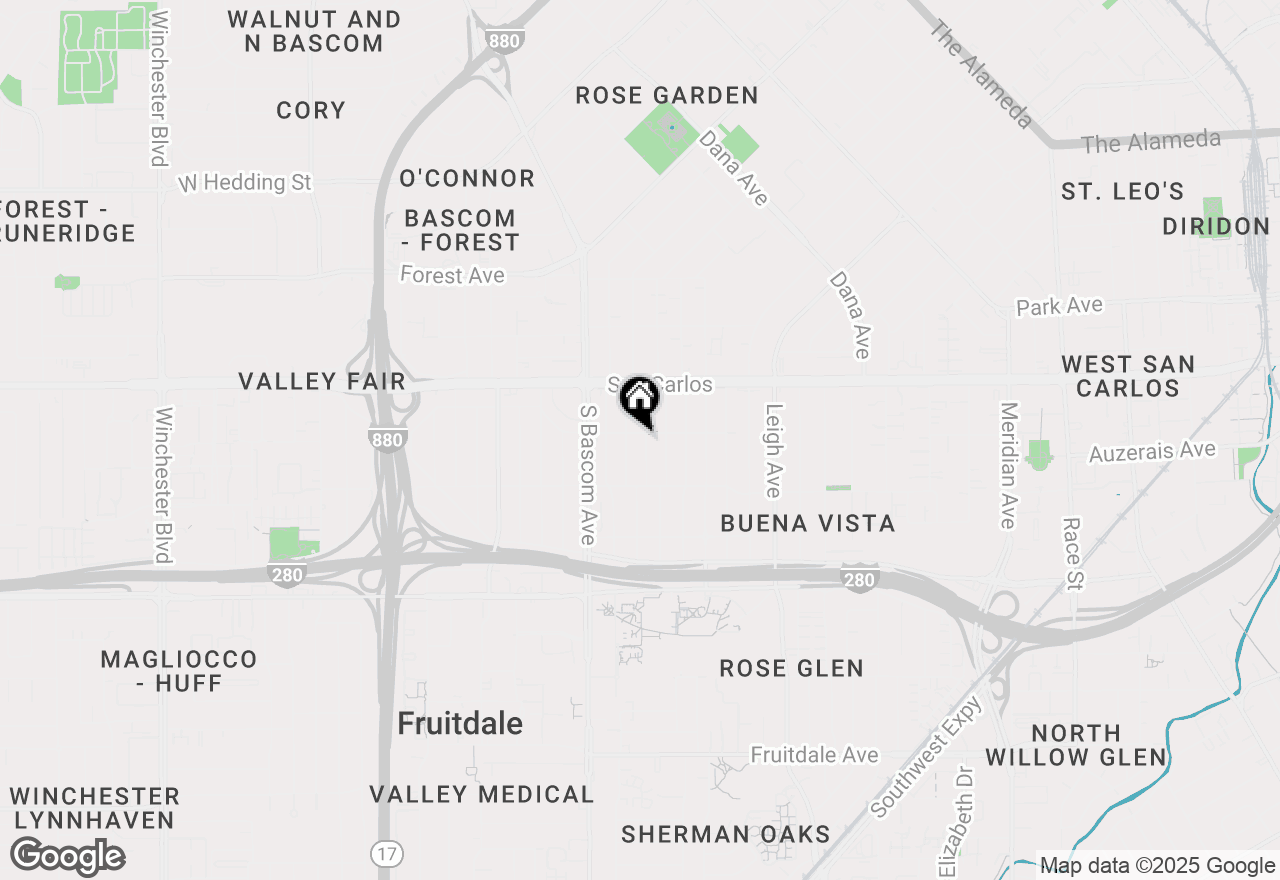 Map of 409 Arleta Avenue, San Jose, CA 95128