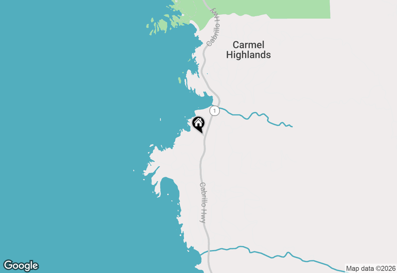 Map of 157, 163 Spindrift Road, Carmel, CA 93923