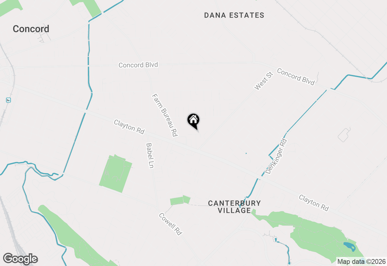 Map of 1536 Lavetta Way, Concord, CA 94521